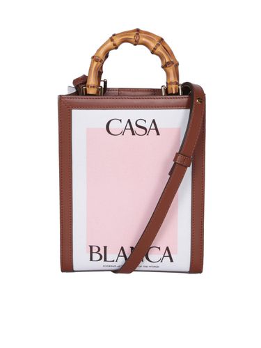 Casablanca mini Casa Canvas Handbag - Casablanca - Modalova