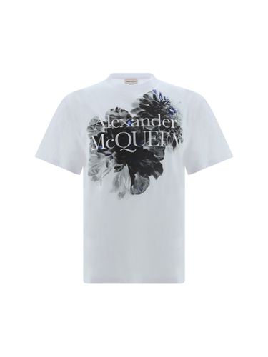 Dutch Flower Logo T-shirt - Alexander McQueen - Modalova