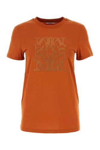 Dark Orange Cotton Taverna T-shirt - Max Mara - Modalova