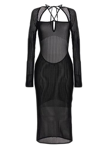 Nensi Dojaka Ribbed Long Dress - Nensi Dojaka - Modalova