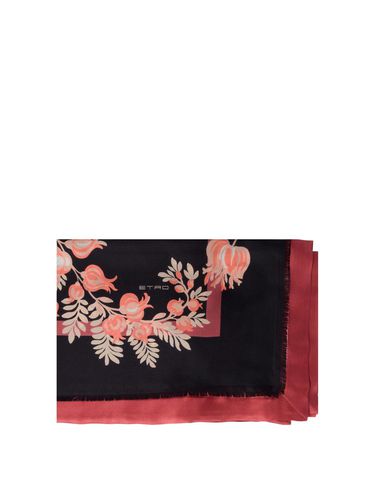 Etro Floral Printed Square Scarf - Etro - Modalova