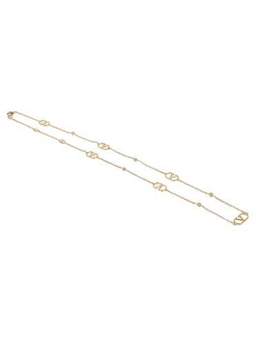 Multi Logo Chain Necklace - Valentino Garavani - Modalova