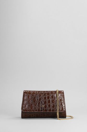 Cleopatra Clutch In Brown Leather - Giuseppe Zanotti - Modalova