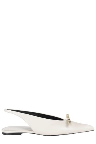 Lanvin Bow Flat Slingback - Lanvin - Modalova