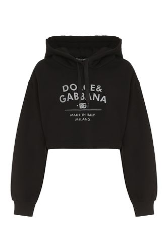 Dolce & Gabbana Cotton Hoodie - Dolce & Gabbana - Modalova