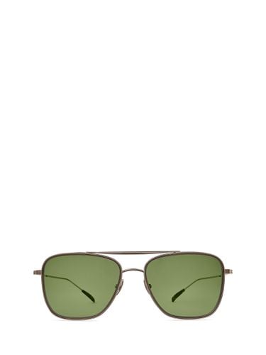 Novarro S 12k White Gold-/green Sunglasses - Mr. Leight - Modalova