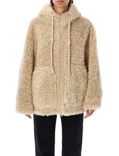 Urbancode Hooded Eco Fur Jacket - urbancode - Modalova