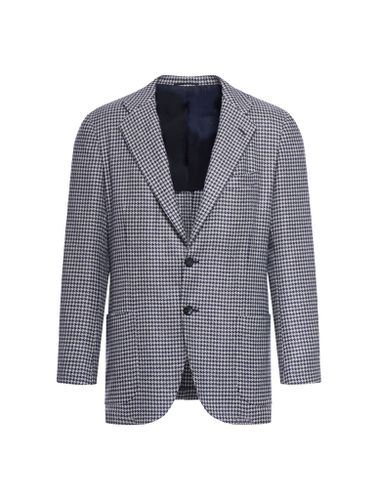 Kiton Pied De Poule Blazer - Kiton - Modalova