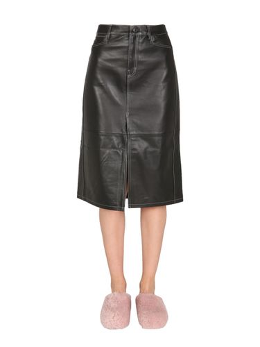Nappa Leather Skirt - Proenza Schouler White Label - Modalova
