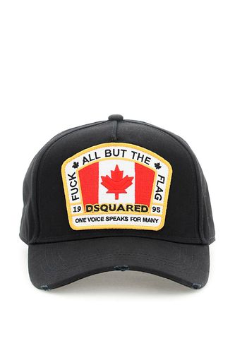 Baseball Cap With Logo Patch - Dsquared2 - Modalova