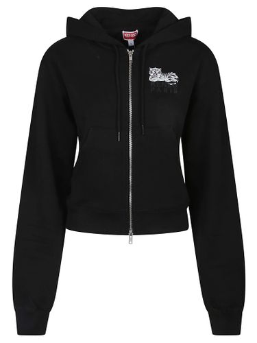 Happy Tiger Short Zip Up Sweatshirt - Kenzo - Modalova