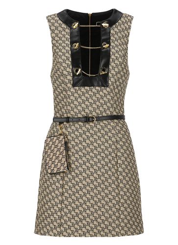 Raffia Mini Dress - Elisabetta Franchi - Modalova