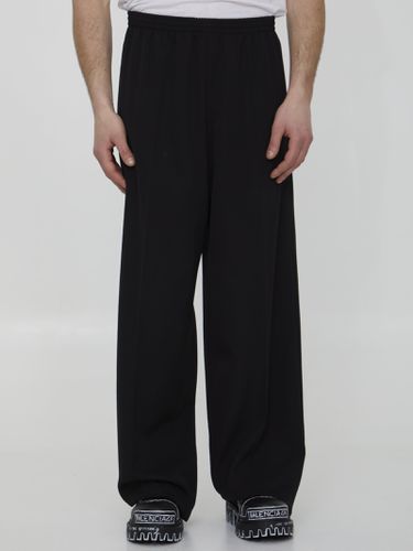 Balenciaga Oversized Wool Pants - Balenciaga - Modalova