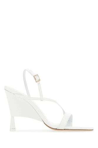 White Leather Rosie 5 Sandals - GIA BORGHINI - Modalova
