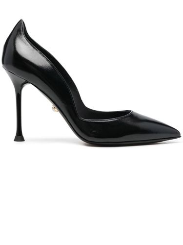 Alevì Black Calf Leather Pumps - Alevì - Modalova