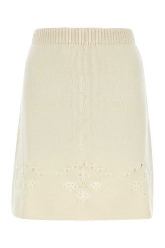 Chloé Ivory Wool Skirt - Chloé - Modalova