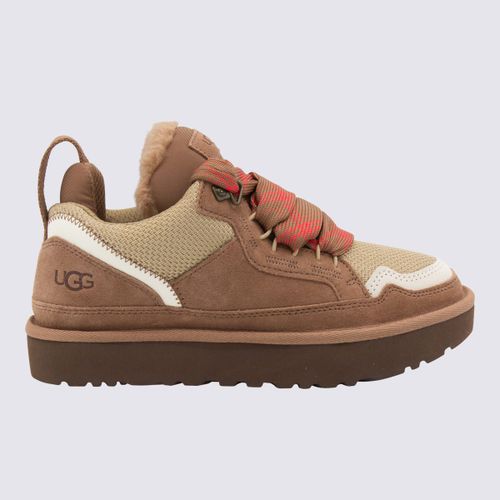 UGG Beige Leather Sneakers - UGG - Modalova