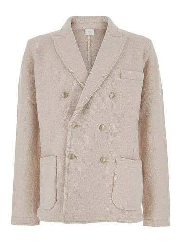 Double-breasted Jacket With Peak Revers In Wool Man - Eleventy - Modalova