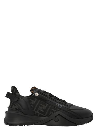 Fendi Flow Leather Sneakers - Fendi - Modalova