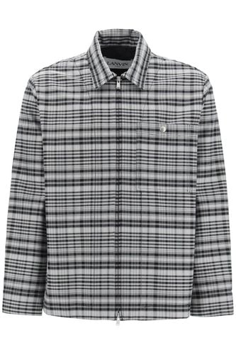 Lanvin Tartan Overshirt Jacket - Lanvin - Modalova