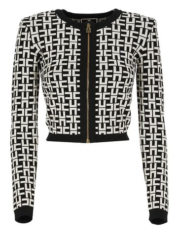 Elisabetta Franchi Zipped Cardigan - Elisabetta Franchi - Modalova