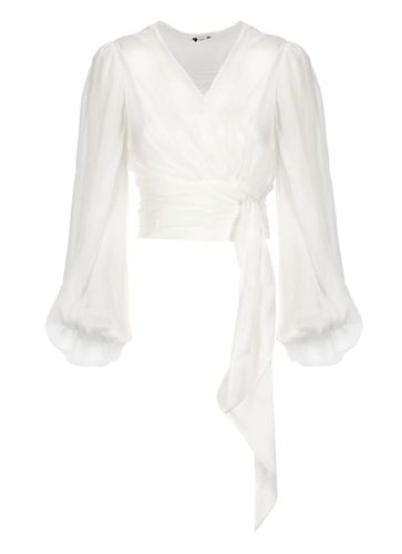 Elisabetta Franchi Voile Silk Shirt - Elisabetta Franchi - Modalova