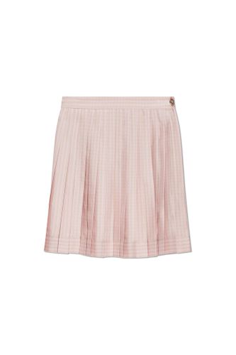 Versace Pleated Silk Skirt - Versace - Modalova