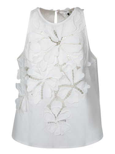 Forte_Forte Top With Floral Appliques - Forte Forte - Modalova