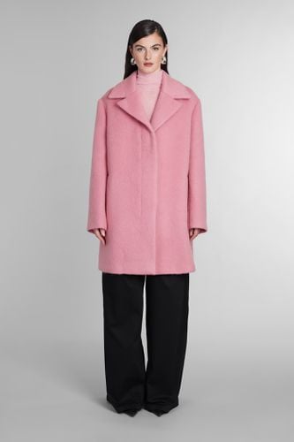 Jil Sander Coat In Rose-pink Wool - Jil Sander - Modalova
