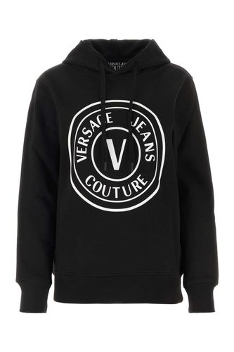 Black Cotton Sweatshirt - Versace Jeans Couture - Modalova