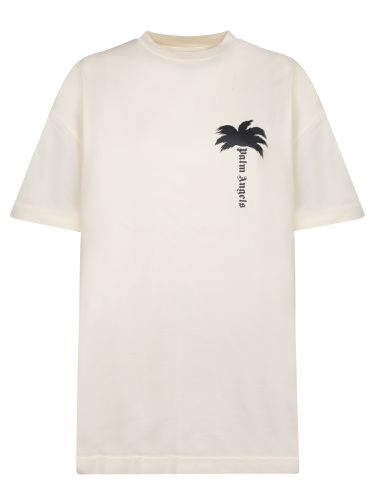 Palm Angels The Palm White T-shirt - Palm Angels - Modalova