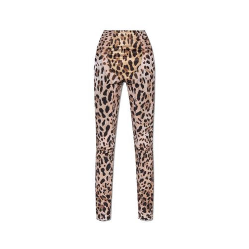 Dolce & Gabbana X Kim Leopard Pants - Dolce & Gabbana - Modalova