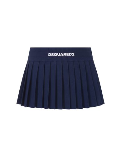 Dsquared2 Blue Pleated Mini Skirt - Dsquared2 - Modalova