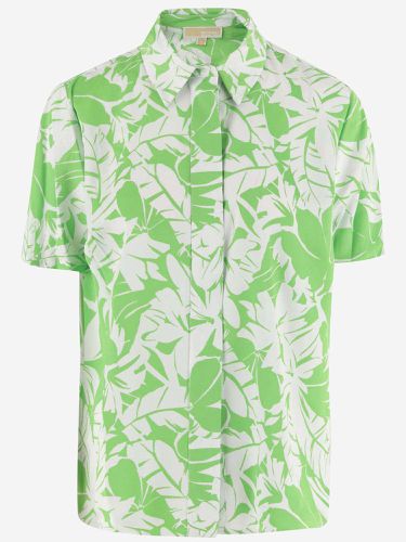 Nylon Shirt With Floral Pattern - MICHAEL Michael Kors - Modalova