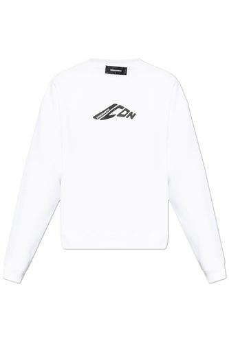 Logo Printed Crewneck Sweatshirt - Dsquared2 - Modalova