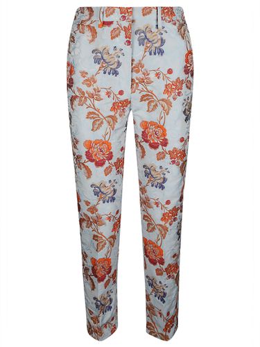 Etro Floral Print Trousers - Etro - Modalova