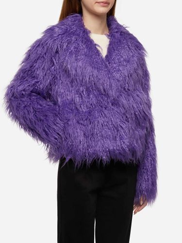 Purple Furry Short Jacket Sully - MC2 Saint Barth - Modalova