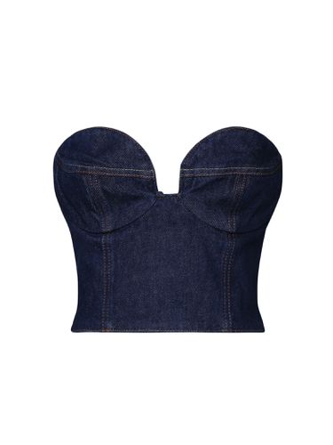 Magda Butrym Cotton Denim Top - Magda Butrym - Modalova