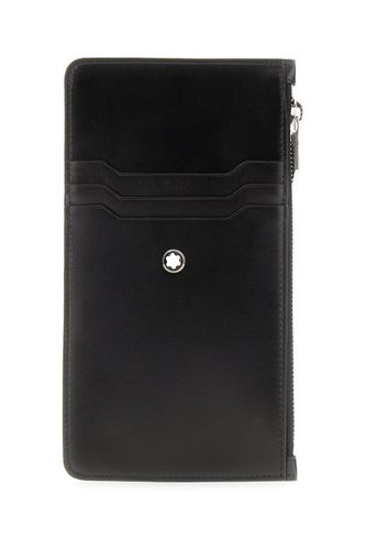 Montblanc Black Leather Card Holder - Montblanc - Modalova