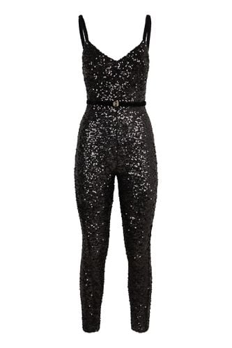 Elisabetta Franchi Sequin Jumpsuit - Elisabetta Franchi - Modalova