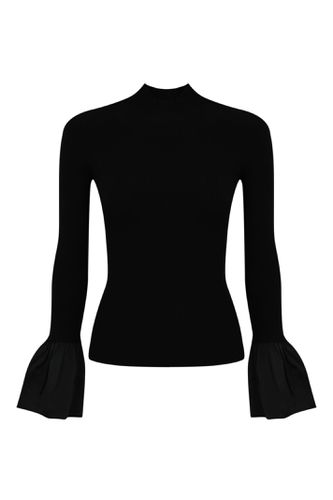 Viscose Sweater With Ruffles - TwinSet - Modalova