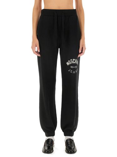 Jogging Pants With Logo - M05CH1N0 Jeans - Modalova