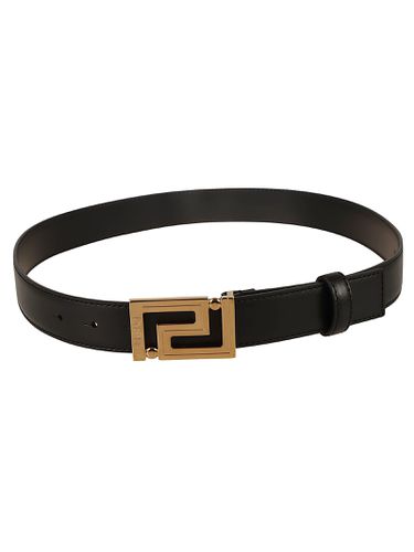 Versace Logo Buckle Belt - Versace - Modalova