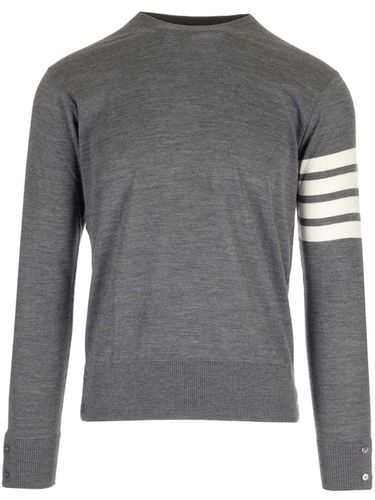 Bar Crewneck Sweater - Thom Browne - Modalova