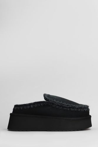 Eskimo Platform Slipper-mule In Suede - Mou - Modalova