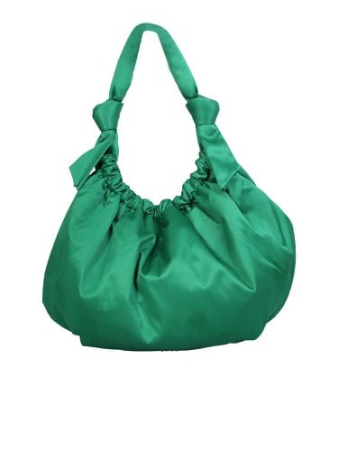 Ganni Hand Bag In Green Polyester - Ganni - Modalova