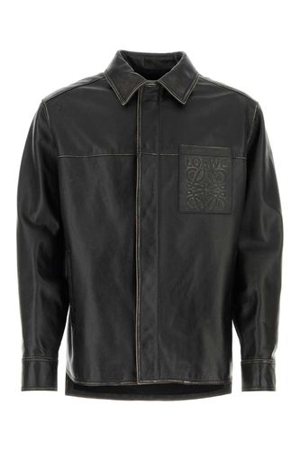 Loewe Black Nappa Leather Shirt - Loewe - Modalova
