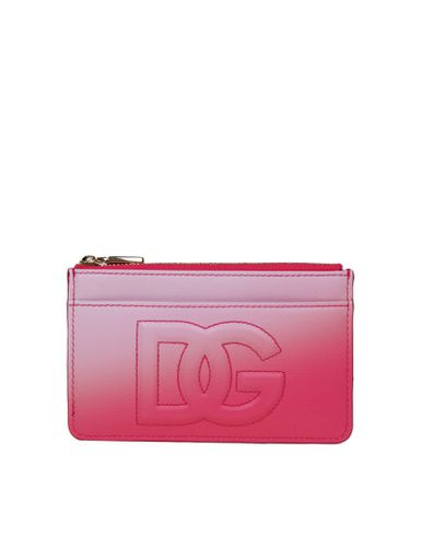 Leather Card Holder - Dolce & Gabbana - Modalova