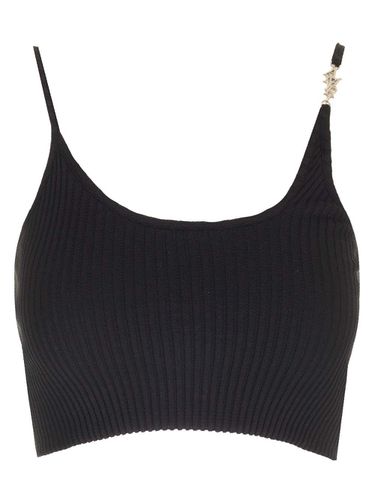 AMIRI Ribbed Cotton Crop Top - AMIRI - Modalova