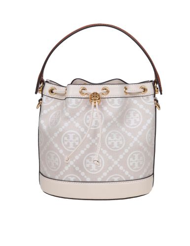 Monogram Jaquard T Bucket Bag - Tory Burch - Modalova